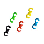 20 clip stile S per cavo freno MTB ZTTO per bicicletta, consegna colore casuale, ZTTO S Bicycle Style Clips