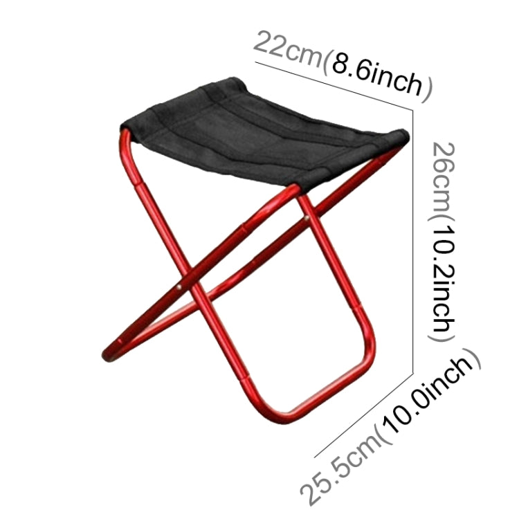 Sgabello pieghevole portatile da esterno, dimensioni: 25 * 22 * 26 cm, 8013