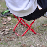 Sgabello pieghevole portatile da esterno, dimensioni: 25 * 22 * 26 cm, 8013