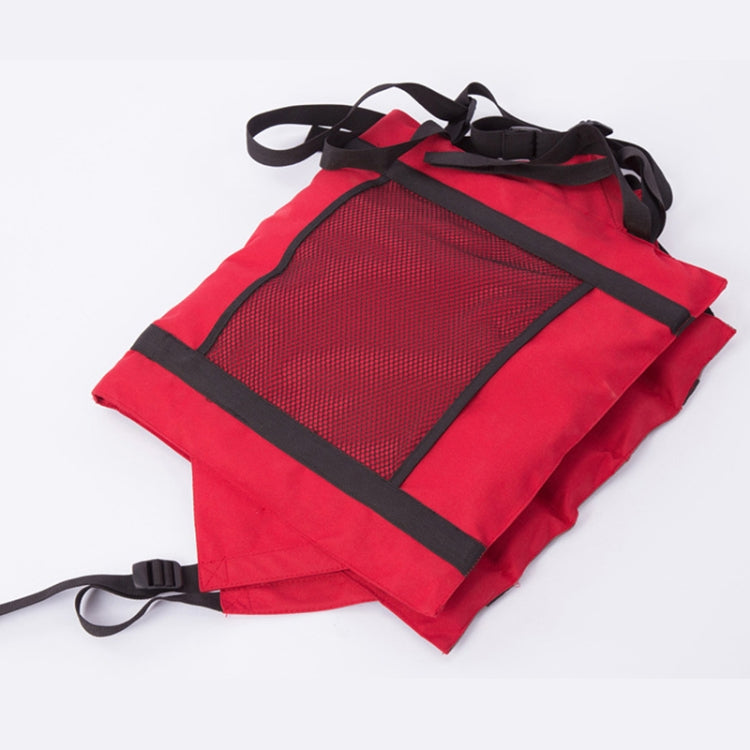 Cuscino da seduta pieghevole da esterno con schienale, dimensioni: 78*40*2 cm, CLS Folding Stool(Red), Folding Seat(Black)