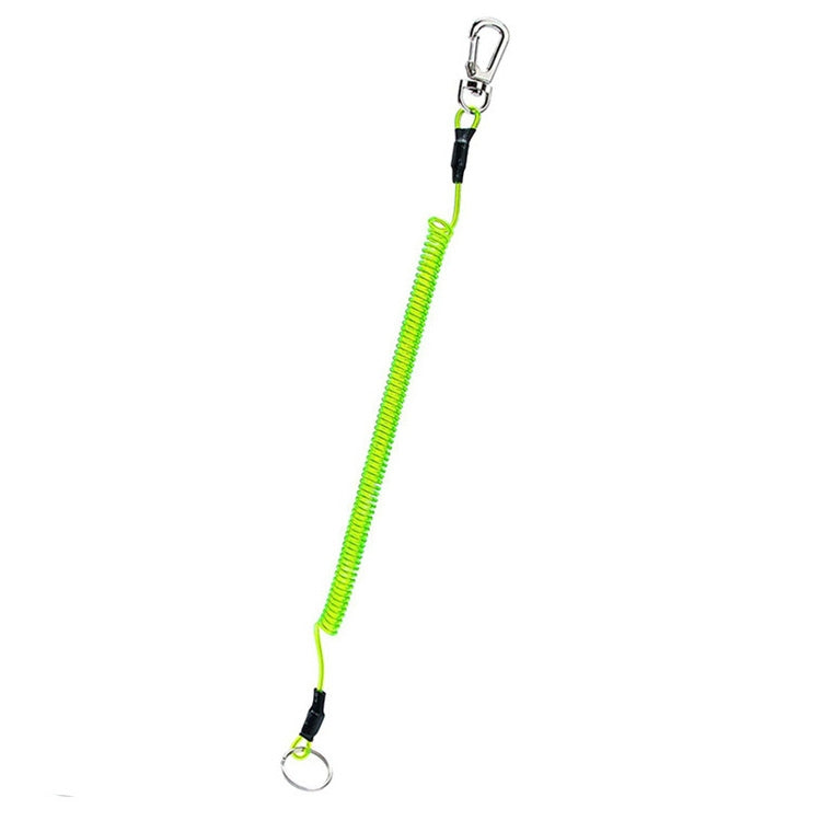 Cordino a molla in TPU anti-smarrimento multifunzionale per esterni, lunghezza: 32 cm, Anti-lost Keychain (Transparent), Anti-lost Keychain (Grey), Anti-lost Keychain (Green)