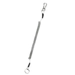 Cordino a molla in TPU anti-smarrimento multifunzionale per esterni, lunghezza: 32 cm, Anti-lost Keychain (Transparent), Anti-lost Keychain (Grey), Anti-lost Keychain (Green)