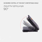 Lampada frontale da pesca con sensore a infrarossi portatile, ricaricabile a LED, con clip, per pesca, campeggio, escursionismo