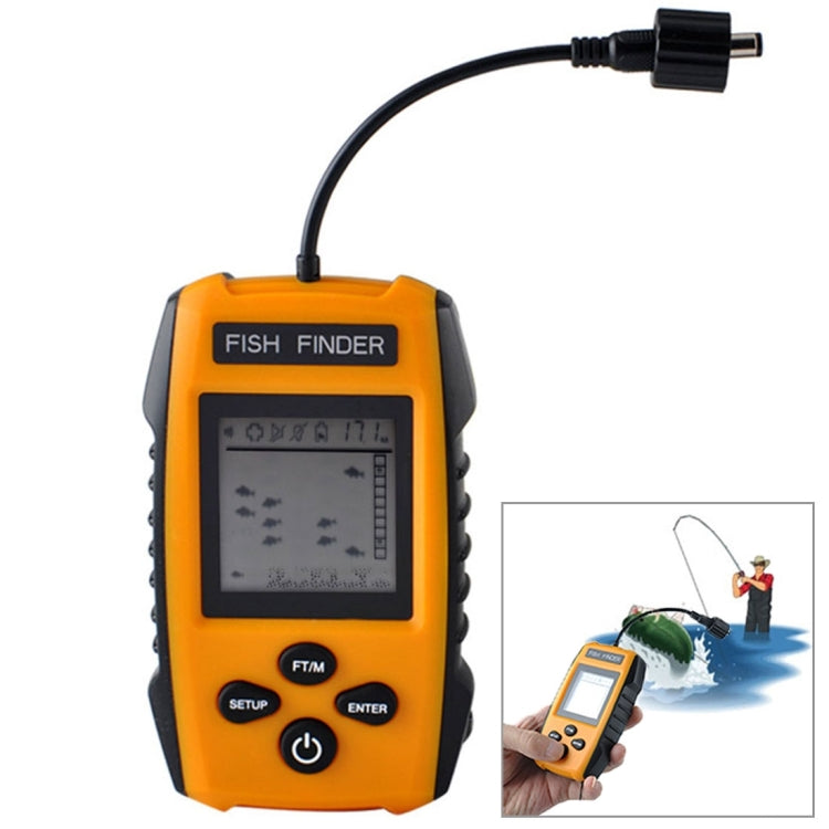Fish Finder portatile con trasduttore e display LCD