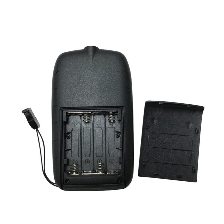 Ecoscandaglio portatile ad ultrasuoni, ecoscandaglio per profondità e temperatura dell'acqua con trasduttore del sensore sonar cablato e display LCD, Fish Finder  Black