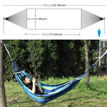 Amaca da spiaggia portatile con amaca in tela per persona singola, resistente al ribaltamento, con bastoncini di legno, dimensioni: 185 x 80 cm, Size: 185 x 80cm, Size: 185 x 80cm(Red)