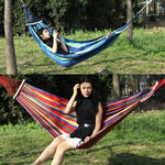 Amaca da spiaggia portatile con amaca in tela per persona singola, resistente al ribaltamento, con bastoncini di legno, dimensioni: 185 x 80 cm, Size: 185 x 80cm, Size: 185 x 80cm(Red)