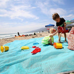 Tappetino senza sabbia, leggero, pieghevole, per esterni, da picnic, con cuscino da campeggio, tappetino da spiaggia, dimensioni: 2 x 1,5 m, 2 x 1.5m(Pink), 2 x 1.5m(Green), 2 x 1.5m(Blue)
