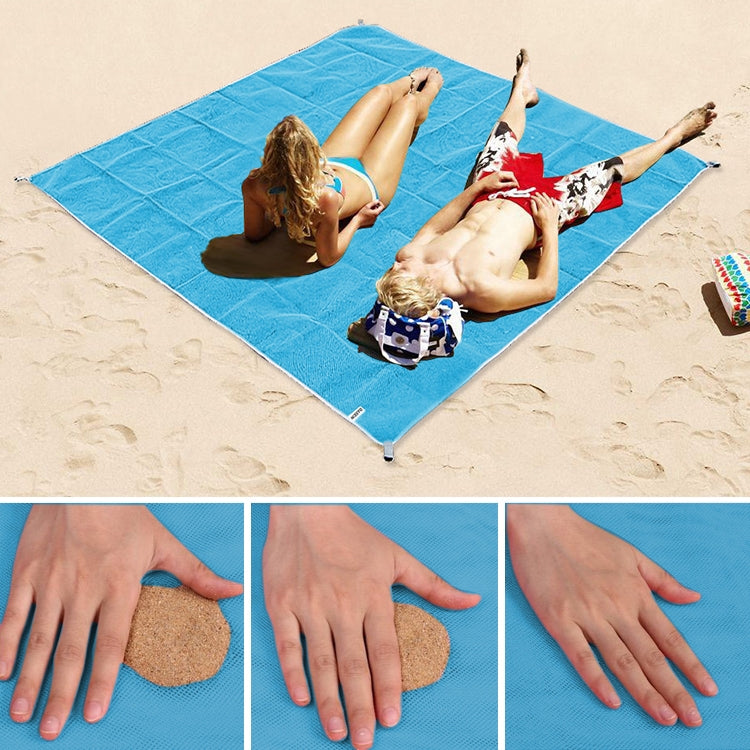 Tappetino senza sabbia, leggero, pieghevole, per esterni, da picnic, con cuscino da campeggio, tappetino da spiaggia, dimensioni: 2 x 1,5 m, 2 x 1.5m(Pink), 2 x 1.5m(Green), 2 x 1.5m(Blue)