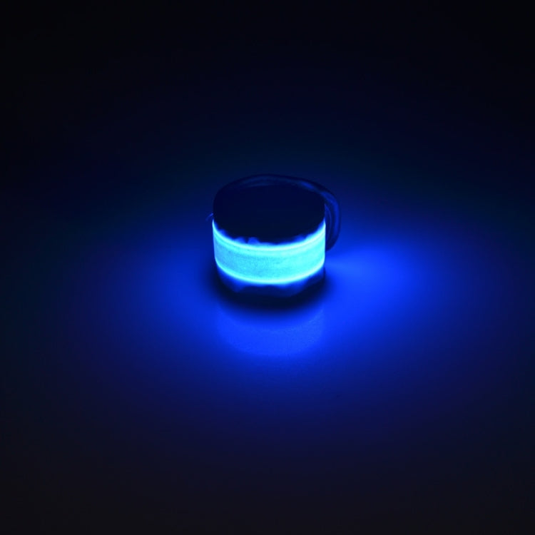 Polsino sportivo a LED luminoso Slap Pat Circle all'aperto, grande, dimensioni: 35 * 4 cm, 35x4cm Orange, 35x4cm Pink, 35x4cm Green, 35x4cm Blue, 35x4cm Light Green, 35x4cm Red, 35x4cm White