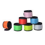 Polsino sportivo a LED luminoso Slap Pat Circle all'aperto, grande, dimensioni: 35 * 4 cm, 35x4cm Orange, 35x4cm Pink, 35x4cm Green, 35x4cm Blue, 35x4cm Light Green, 35x4cm Red, 35x4cm White
