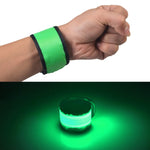 Polsino sportivo a LED luminoso Slap Pat Circle all'aperto, piccolo, dimensioni: 26 * 4 cm, 26x4cm Orange, 26x4cm Pink, 26x4cm Green, 26x4cm Blue, 26x4cm Light Green, 26x4cm Red, 26x4cm White