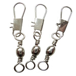 5 connettori da pesca 8# 3,5 cm con canna girevole con anello elastico di sicurezza, 20pcs 8# 3.5cm