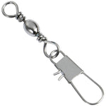 5 connettori da pesca 8# 3,5 cm con canna girevole con anello elastico di sicurezza, 20pcs 8# 3.5cm