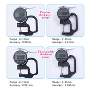 Percent Thickness Gauge with Digital Display with Range 0-25mm
