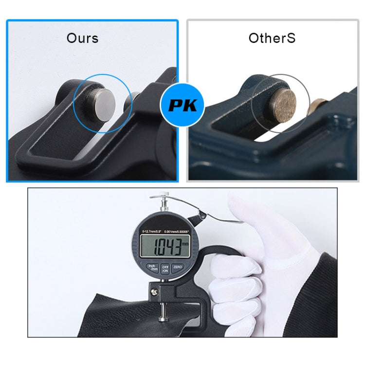 Percent Thickness Gauge with Digital Display with Range 0-25mm