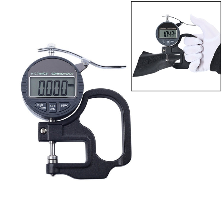 Micrometer Thickness Gauge with Digital Display, Range 0-10mm