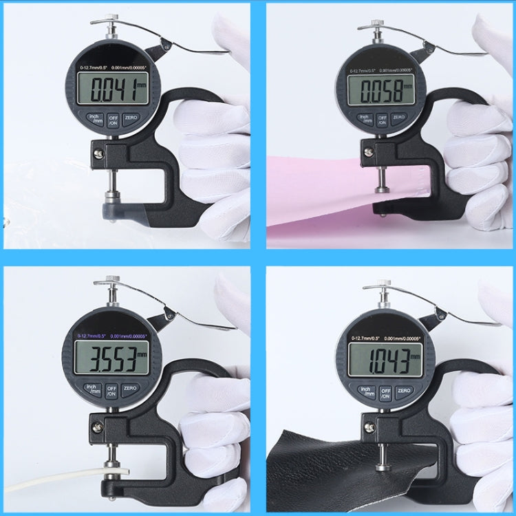 Micrometer Thickness Gauge with Digital Display, Range 0-10mm