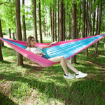 Amaca da paracadute portatile da esterno con zanzariere, Army Green, Black, Dark Blue + Baby Blue, Pink Blue, Green, Blue