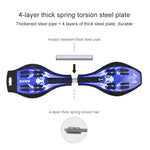 Fashion Vulcan Pattern Skateboard a due ruote Luminoso Flash Wheel Vitality Board, Vulcan Pattern