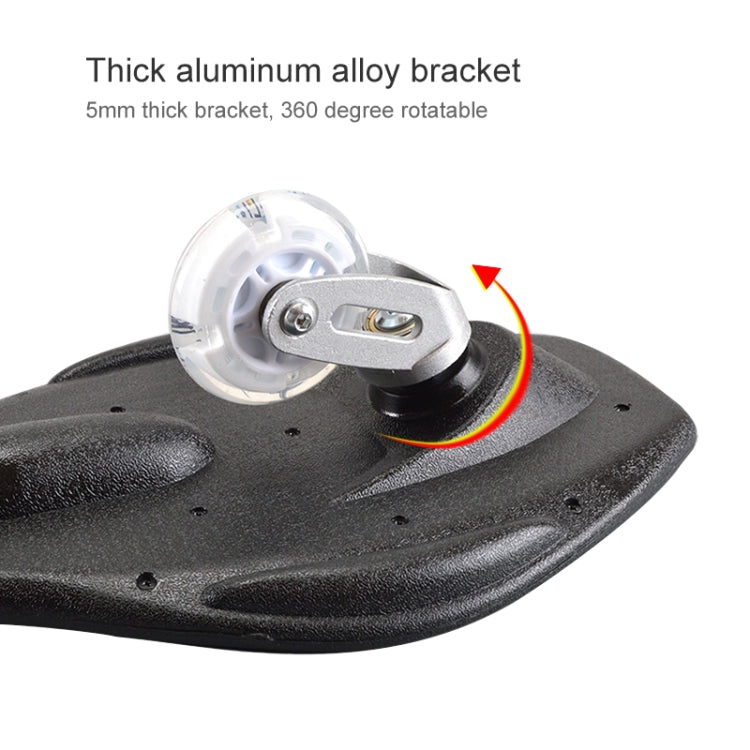 Fashion Vulcan Pattern Skateboard a due ruote Luminoso Flash Wheel Vitality Board, Vulcan Pattern
