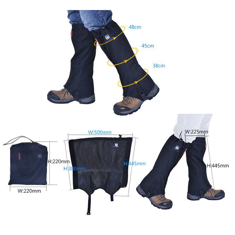 Aotu AT8909 Copriscarpe da neve impermeabili da campeggio esterno da 125 cm Copripiedi anti-zanzara in tessuto Oxford, Aotu AT8909 Black, Aotu AT8909 Green, Aotu AT8909 Grey, Aotu AT8909 Blue, Aotu AT8909 Red