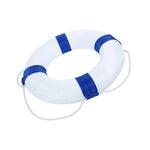 Aotu AT9024 Anello da nuoto in schiuma Anello salvavita per bambini dai 3 ai 10 anni, Blue, Red