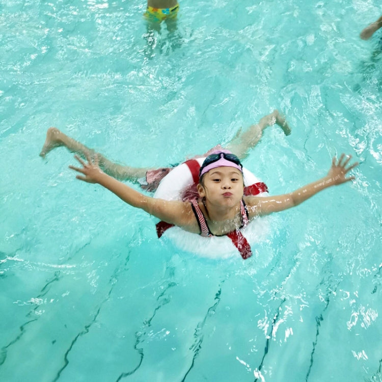 Aotu AT9024 Anello da nuoto in schiuma Anello salvavita per bambini dai 3 ai 10 anni, Blue, Red