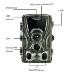 HC801A Telecamera da caccia da caccia di sicurezza per visione notturna IP65 impermeabile da 8 MP, programma Novatek 96650, grandangolo da 120 gradi, angolo di rilevamento PIR da 110 gradi, HC801A
