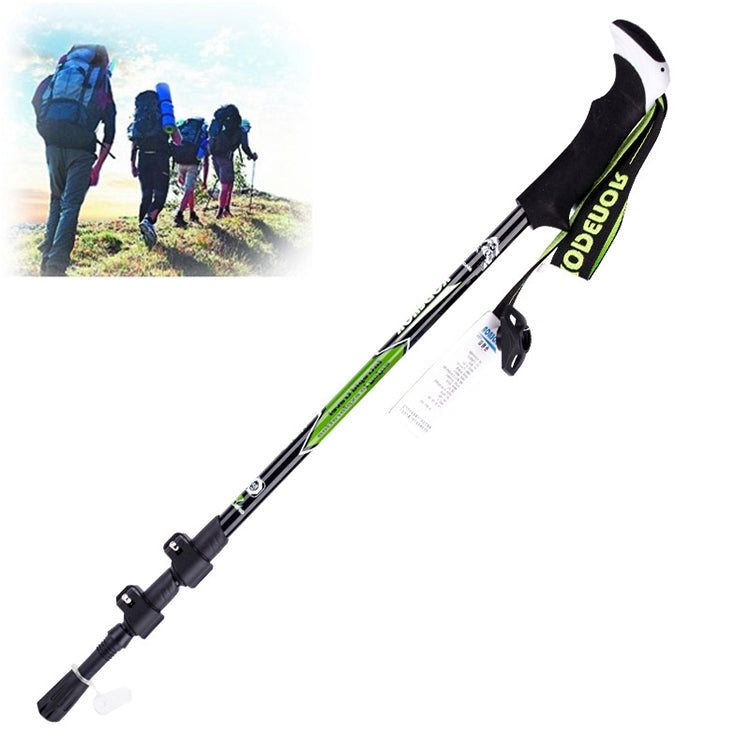 Bastoncini trekking pieghevoli fibra carbonio 63-135 cm