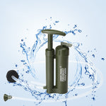 Aotu AT6630 Depuratore d'acqua portatile con filtro per soldato da campo all'aperto