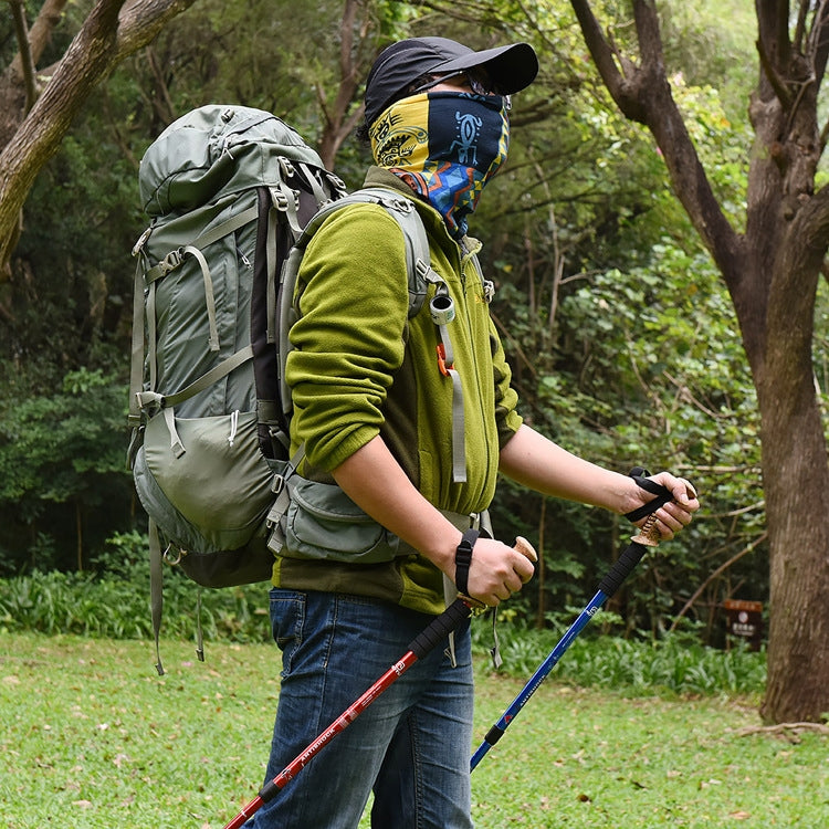 Aotu AT7551 Bastoncini da trekking in sughero da campeggio all'aperto in lega di alluminio da 135 cm, Black#135cm, Blue#135cm, Red#135cm, Silver#135cm