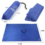 3 in 1 Aotu AT6927 Coperta da picnic impermeabile multifunzionale per campeggio all'aperto, dimensioni: 217x143 cm, 217x143cm (Orange), 217x143cm (Blue)