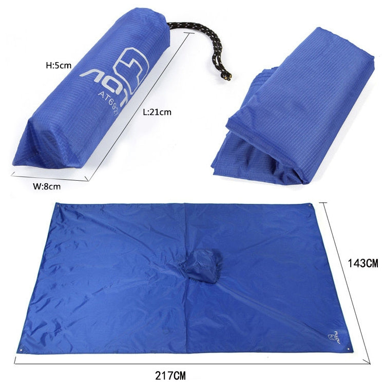 3 in 1 Aotu AT6927 Coperta da picnic impermeabile multifunzionale per campeggio all'aperto, dimensioni: 217x143 cm, 217x143cm (Orange), 217x143cm (Blue)