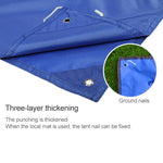 3 in 1 Aotu AT6927 Coperta da picnic impermeabile multifunzionale per campeggio all'aperto, dimensioni: 217x143 cm, 217x143cm (Orange), 217x143cm (Blue)