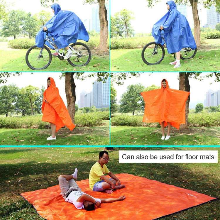 3 in 1 Aotu AT6927 Coperta da picnic impermeabile multifunzionale per campeggio all'aperto, dimensioni: 217x143 cm, 217x143cm (Orange), 217x143cm (Blue)