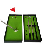 Mini tappetino da golf per allenamento con asta di spinta, dimensioni: 24,5x10,5x3,5 cm, Mini Court