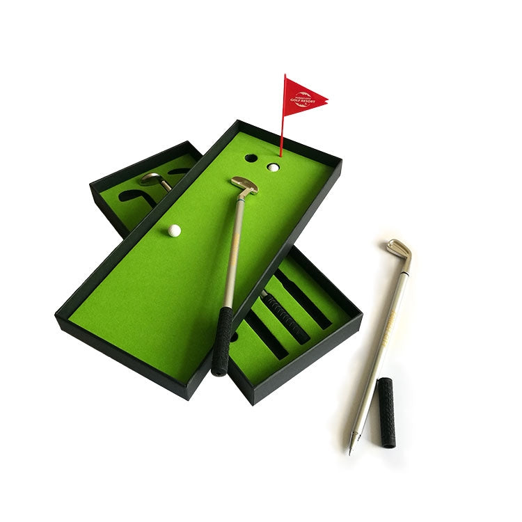 Mini tappetino da golf per allenamento con asta di spinta, dimensioni: 24,5x10,5x3,5 cm, Mini Court