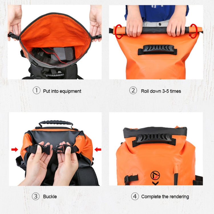 XINDA H-BAG03 Borsa da alpinismo a spalla impermeabile per stoccaggio a monte da 20 litri, 20L