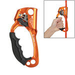 XINDA TP-8606 Pinza per corda portatile anticaduta per lavoro aereo su roccia all'aperto per corda da 8-12 mm di diametro sinistra, Left