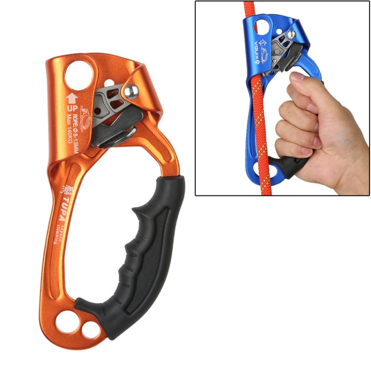 Pinza anticaduta portatile per corda 8-12 mm destra