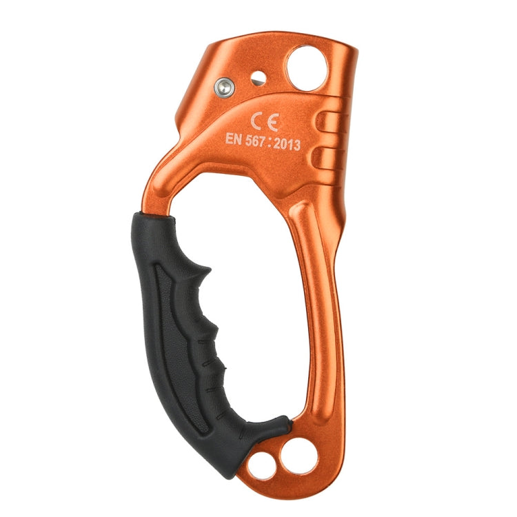 XINDA TP-8606 Pinza per corda portatile anticaduta per lavoro aereo su roccia all'aperto per corda da 8-12 mm di diametro destra, Right