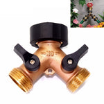 2 connettori shunt per valvola del rubinetto dell'acqua domestica 2 in 1, Water Tap Valve Shunt Connector