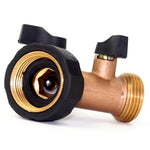 2 connettori shunt per valvola del rubinetto dell'acqua domestica 2 in 1, Water Tap Valve Shunt Connector