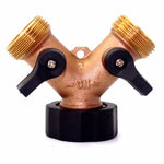 2 connettori shunt per valvola del rubinetto dell'acqua domestica 2 in 1, Water Tap Valve Shunt Connector