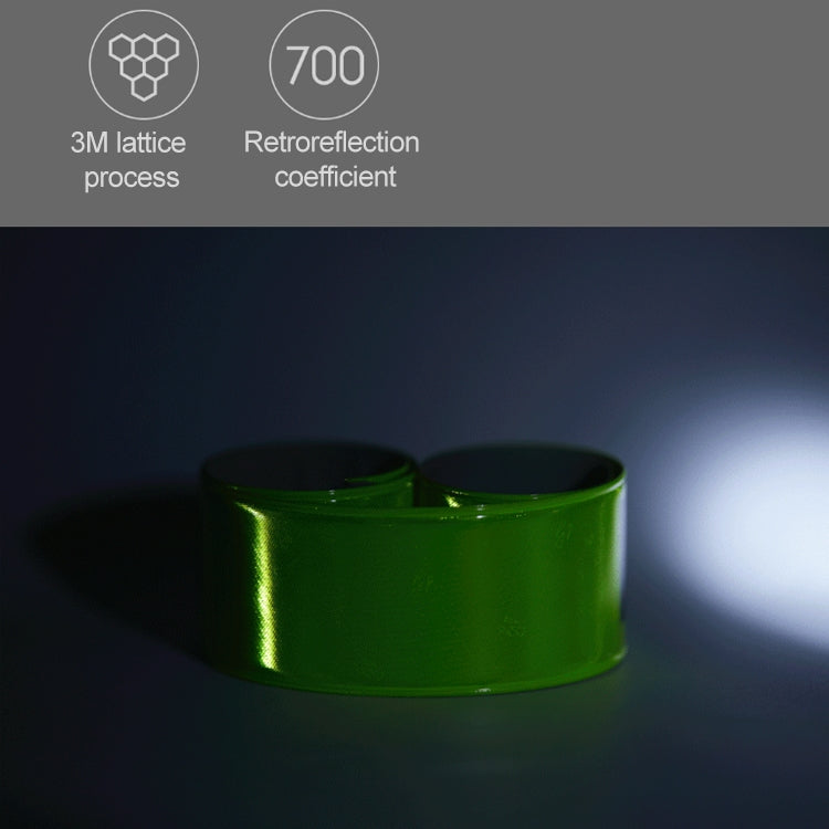 2 pezzi di cinturino da polso riflettente di sicurezza originale Xiaomi Youpin Scotchlite, 2 PCS