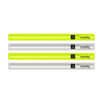 4 pezzi di cinturino da polso riflettente di sicurezza originale Xiaomi Youpin Scotchlite, 4 PCS