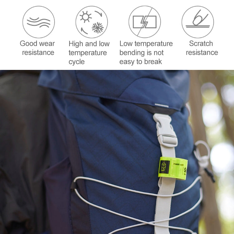 4 pezzi di cinturino da polso riflettente di sicurezza originale Xiaomi Youpin Scotchlite, 4 PCS
