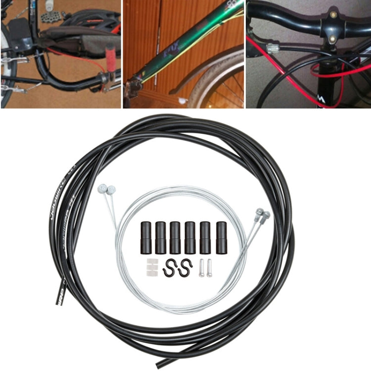 Set universale di tubi per cavi freno per bicicletta, Black, Orange, Green, Grey, Blue, Red, White, Yellow