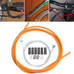 Set universale di tubi per cavi freno per bicicletta, Black, Orange, Green, Grey, Blue, Red, White, Yellow